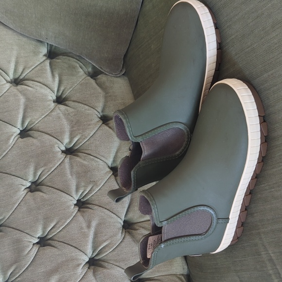 Sperry Torrent Chelsea Rain Boots Green - Picture 2 of 8